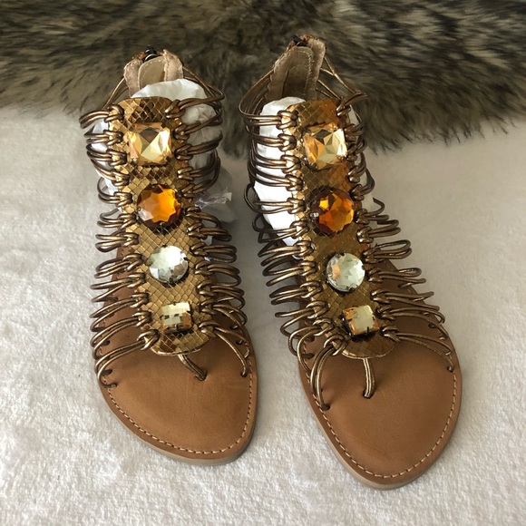 Womens 58 Lex & NYC Jewel Sandals  8Mrr - Picture 1 of 4